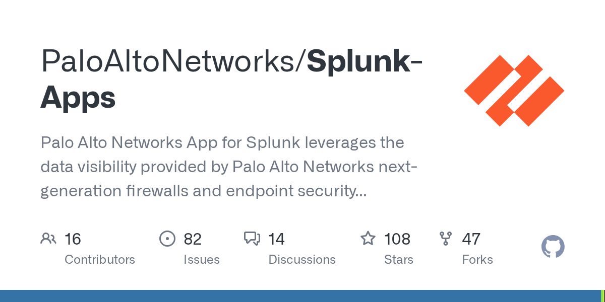 GitHub Palo Alto Networks App for