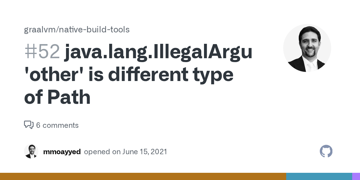 java.lang.IllegalArgumentException 'other' is different type of Path