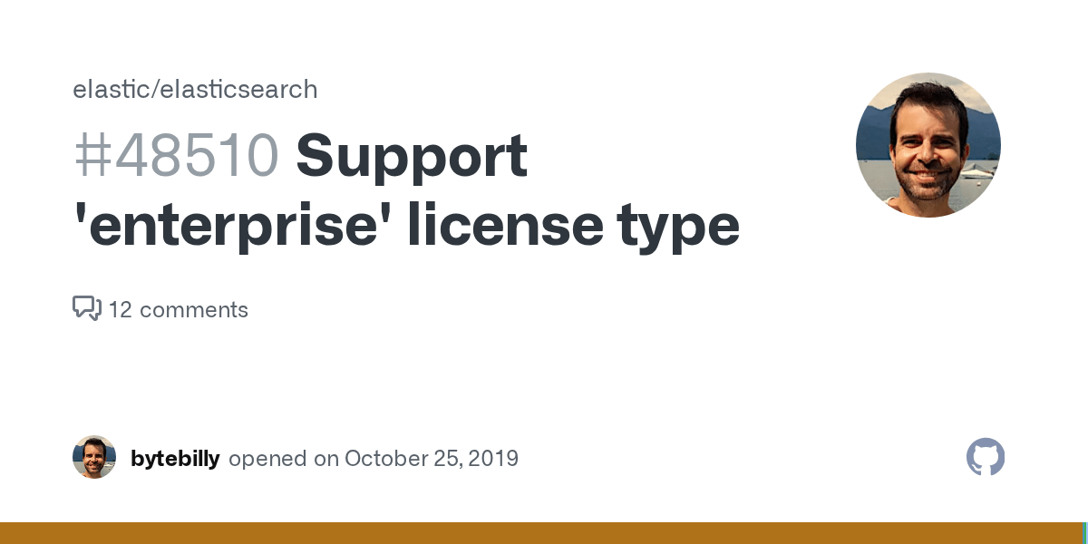 Support 'enterprise' license type · Issue 48510 · elastic