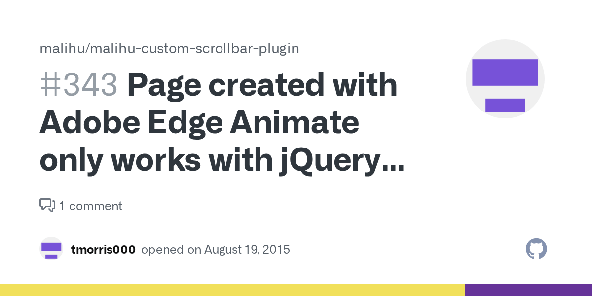 Page created with Adobe Edge Animate only works with jQuery 1.7.1