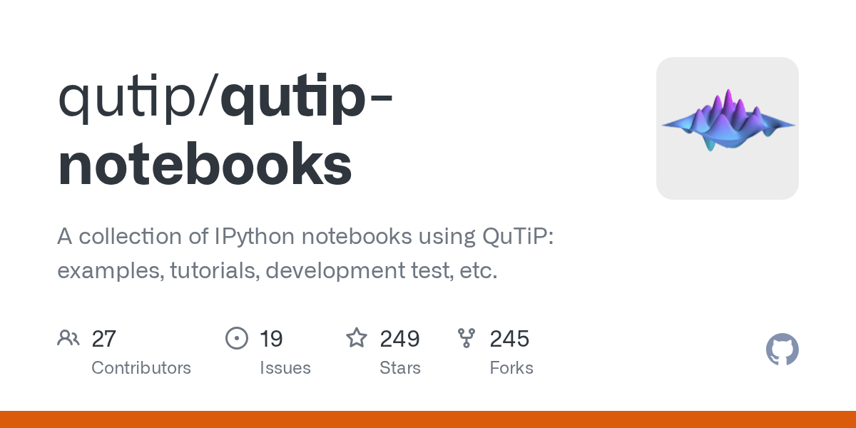 GitHub qutip/qutipnotebooks A collection of IPython notebooks using