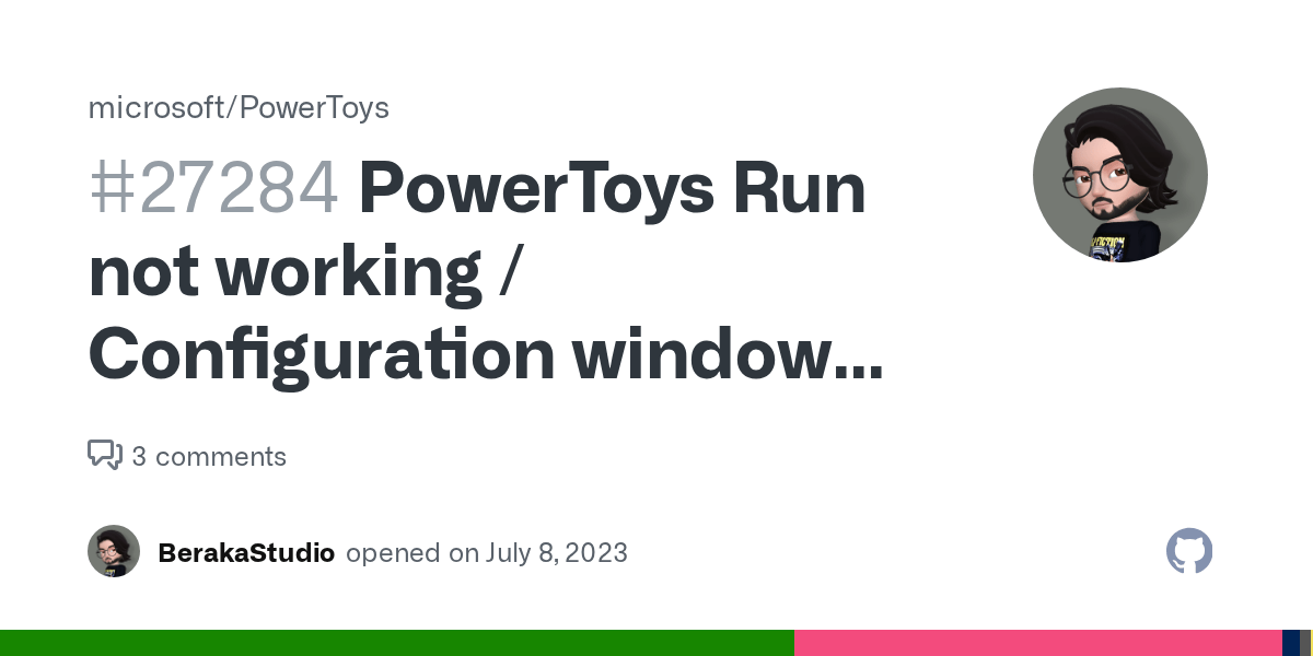 PowerToys Run not working / Configuration window doesn't appears
