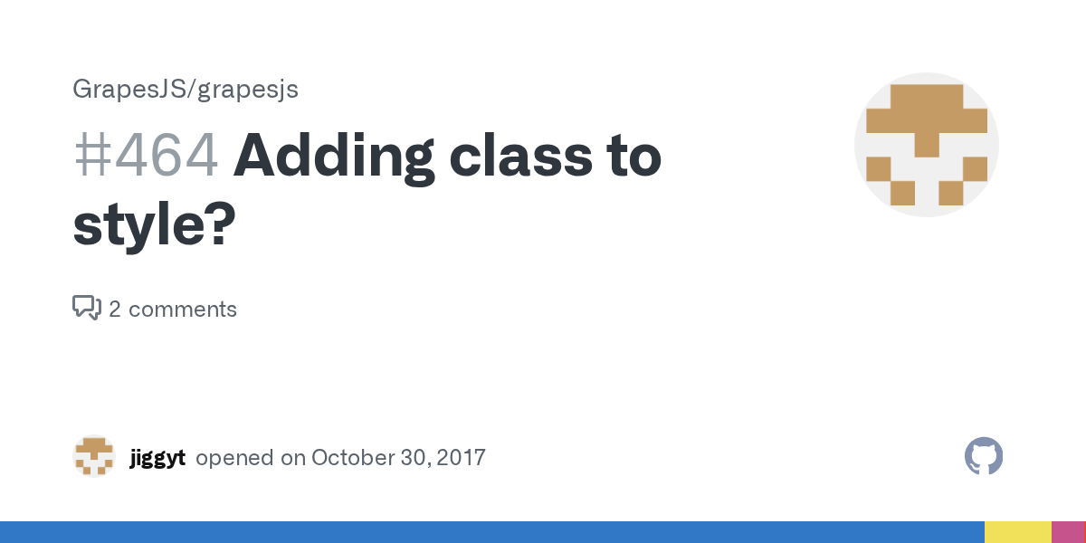 Adding class to style? · Issue 464 · GrapesJS/grapesjs · GitHub