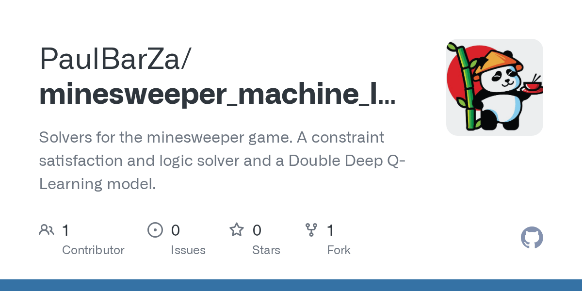 GitHub PaulBarZa/minesweeper_machine_learning Solvers for the