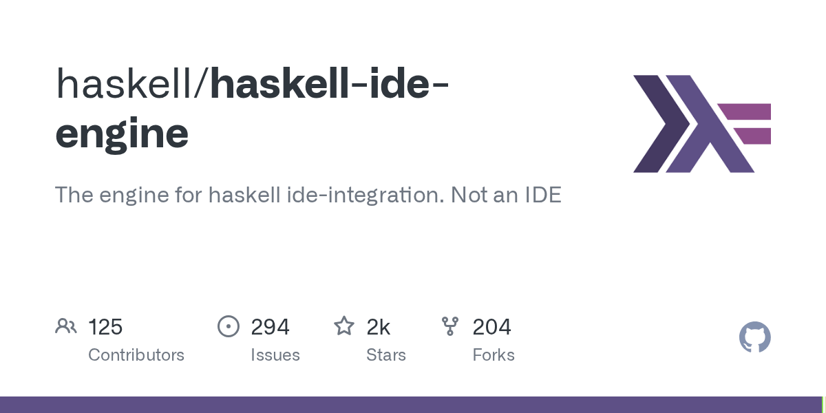 GitHub haskell/haskellideengine The engine for haskell ide