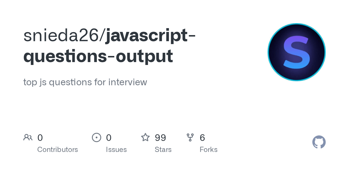 GitHub snieda26/javascriptquestionsoutput top js questions for