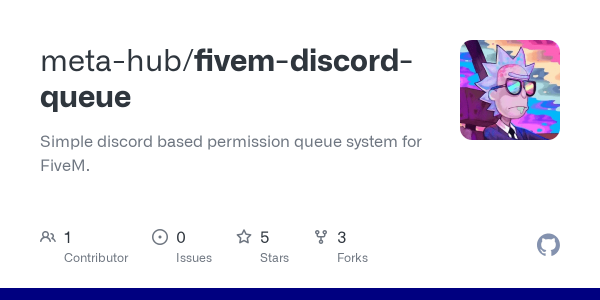 GitHub metahub/fivemdiscordqueue Simple discord based permission