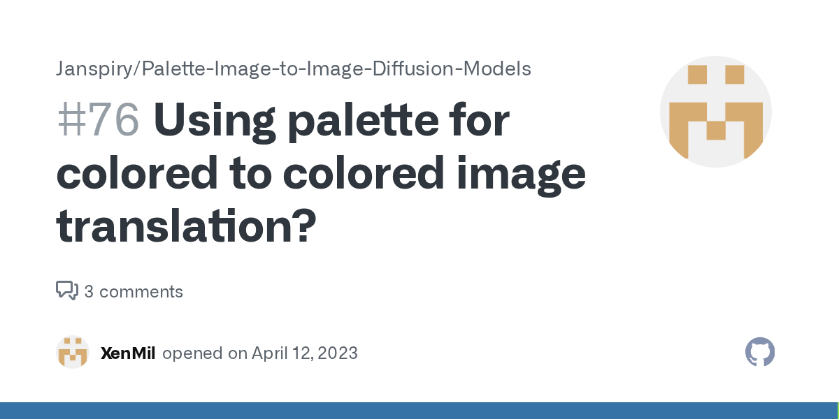 Using palette for colored to colored image translation? · Issue 76