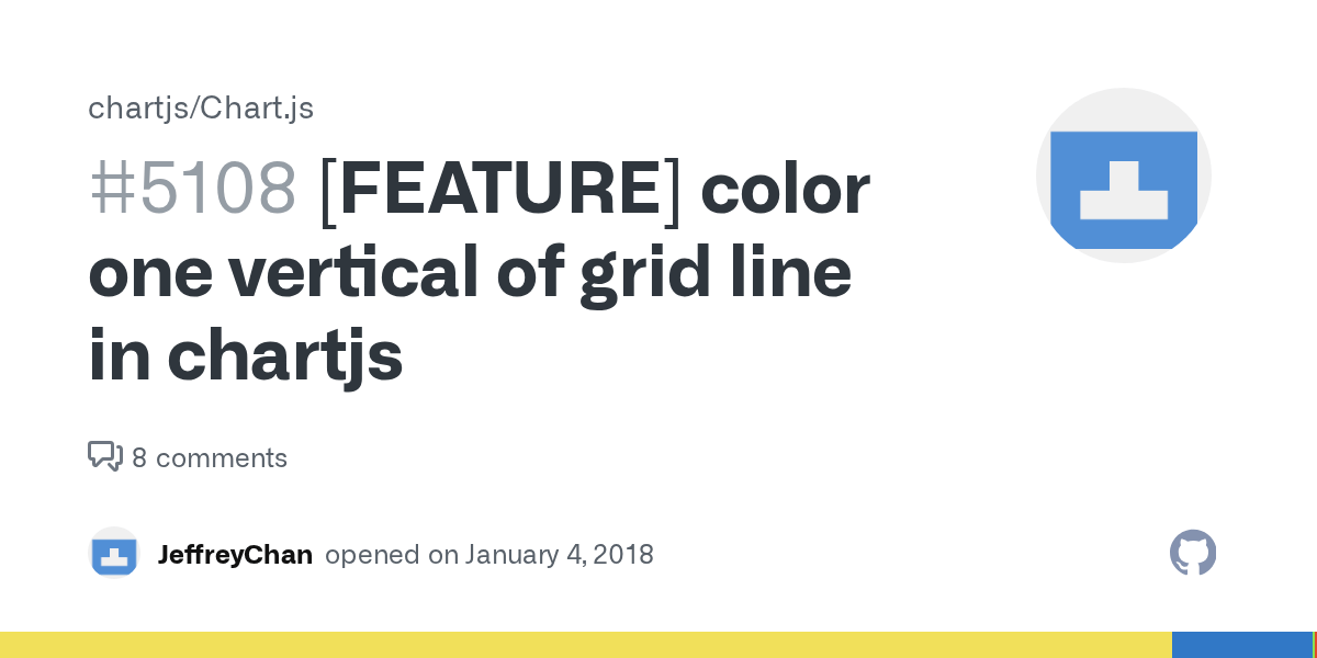 [FEATURE] color one vertical of grid line in chartjs · Issue 5108