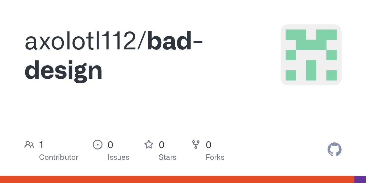 GitHub axolotl112/baddesign