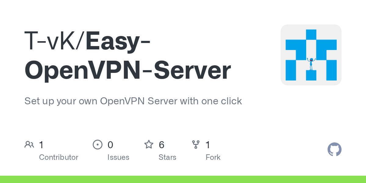 GitHub TvK/EasyOpenVPNServer Set up your own OpenVPN Server with one click