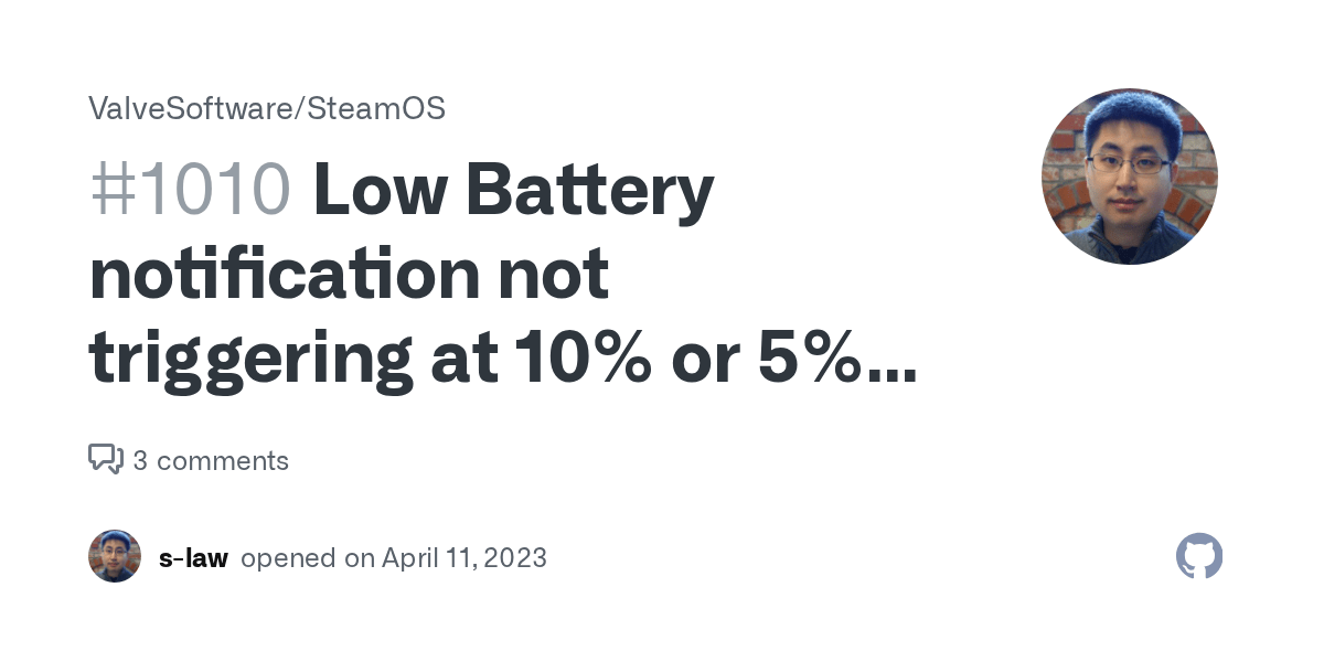 Low Battery notification not triggering at 10 or 5 while user is in