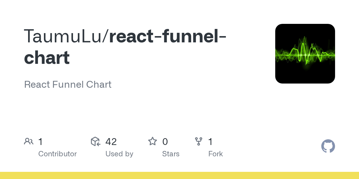 GitHub TaumuLu/reactfunnelchart React Funnel Chart