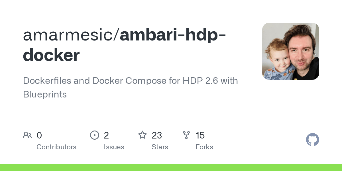 GitHub amarmesic/ambarihdpdocker Dockerfiles and