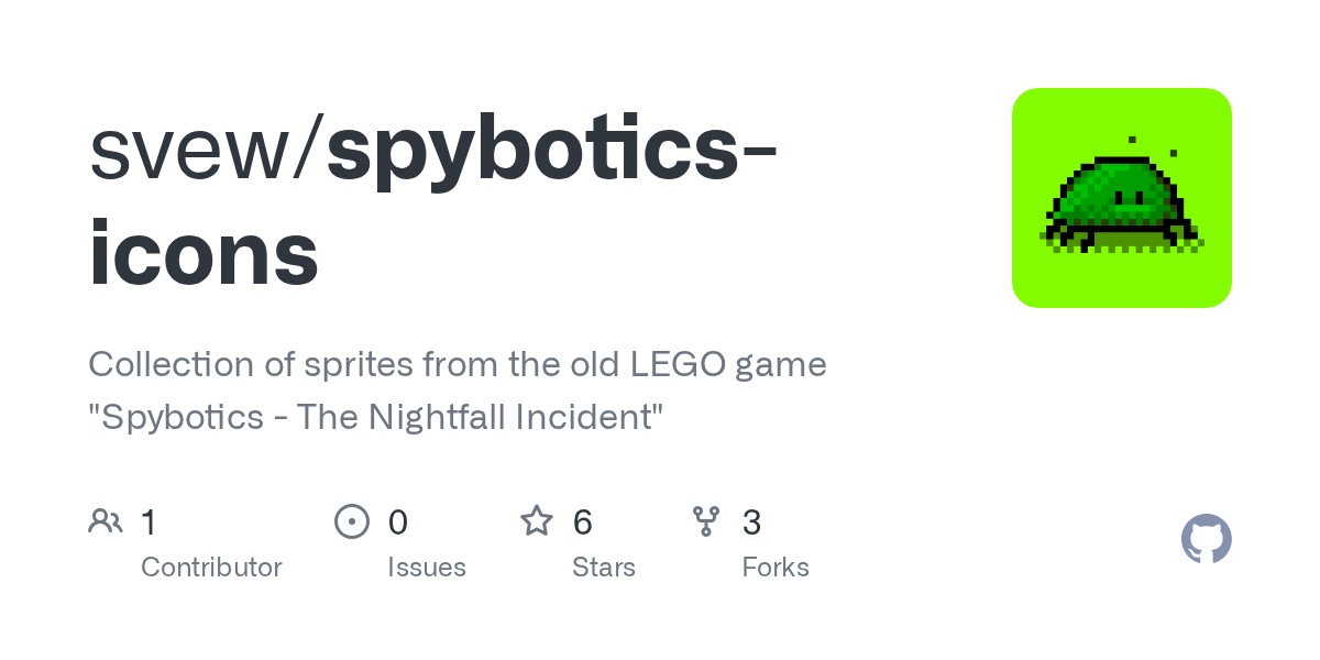 GitHub svew/spyboticsicons Collection of sprites from the old LEGO