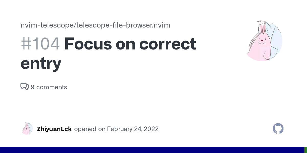 Focus on correct entry · Issue 104 · nvimtelescope/telescopefile