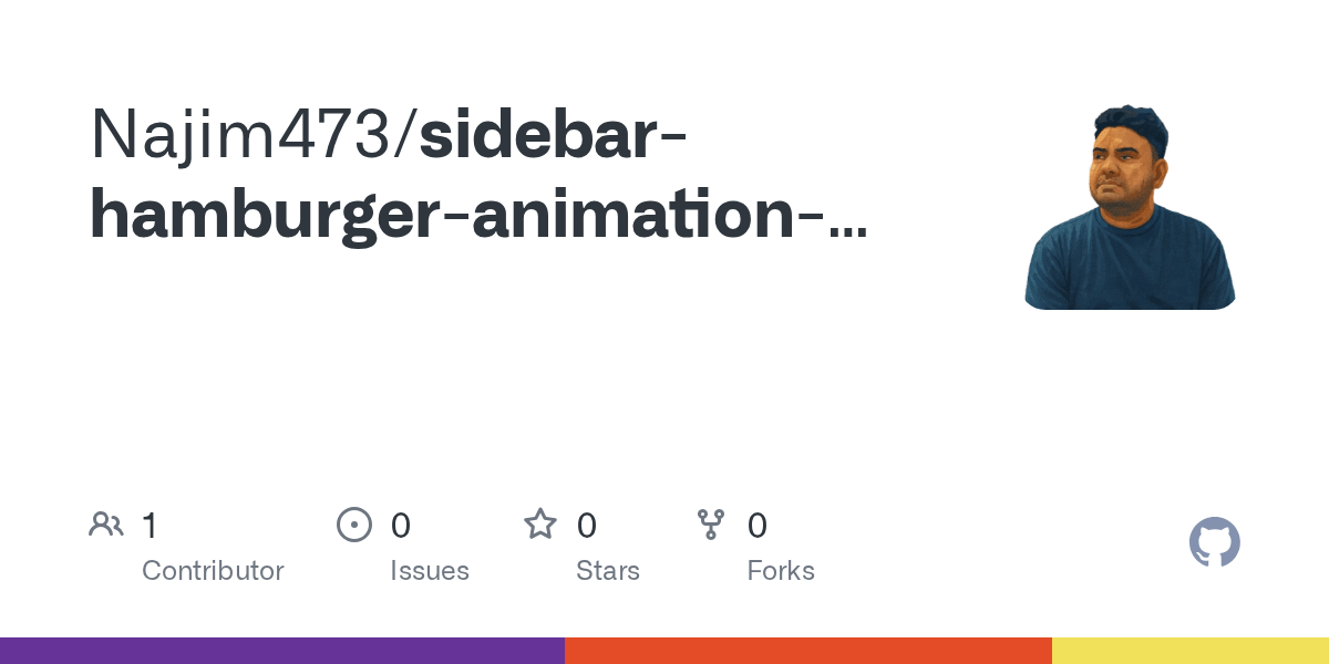 GitHub Najim473/sidebarhamburgeranimationhtmlcssjs