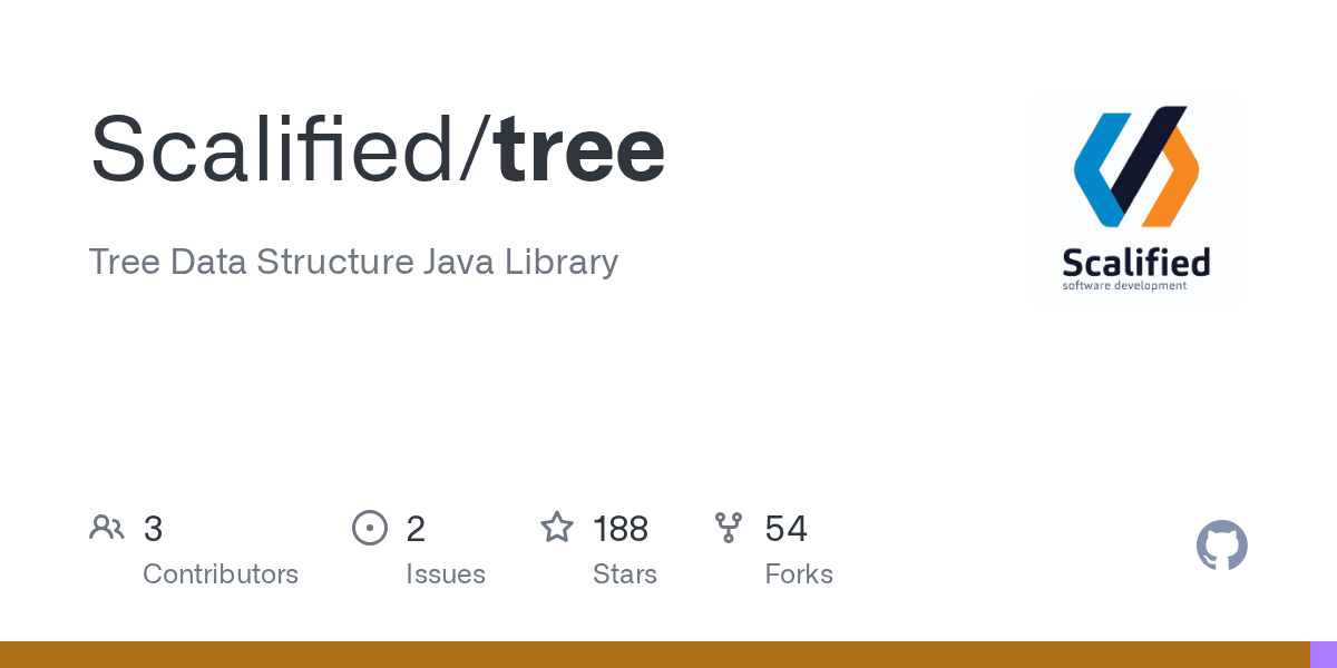 GitHub Scalified/tree Tree Data Structure Java Library
