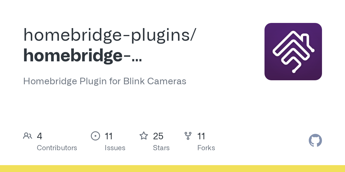 GitHub bartdorsey/homebridgeblinkcameras Homebridge Plugin for