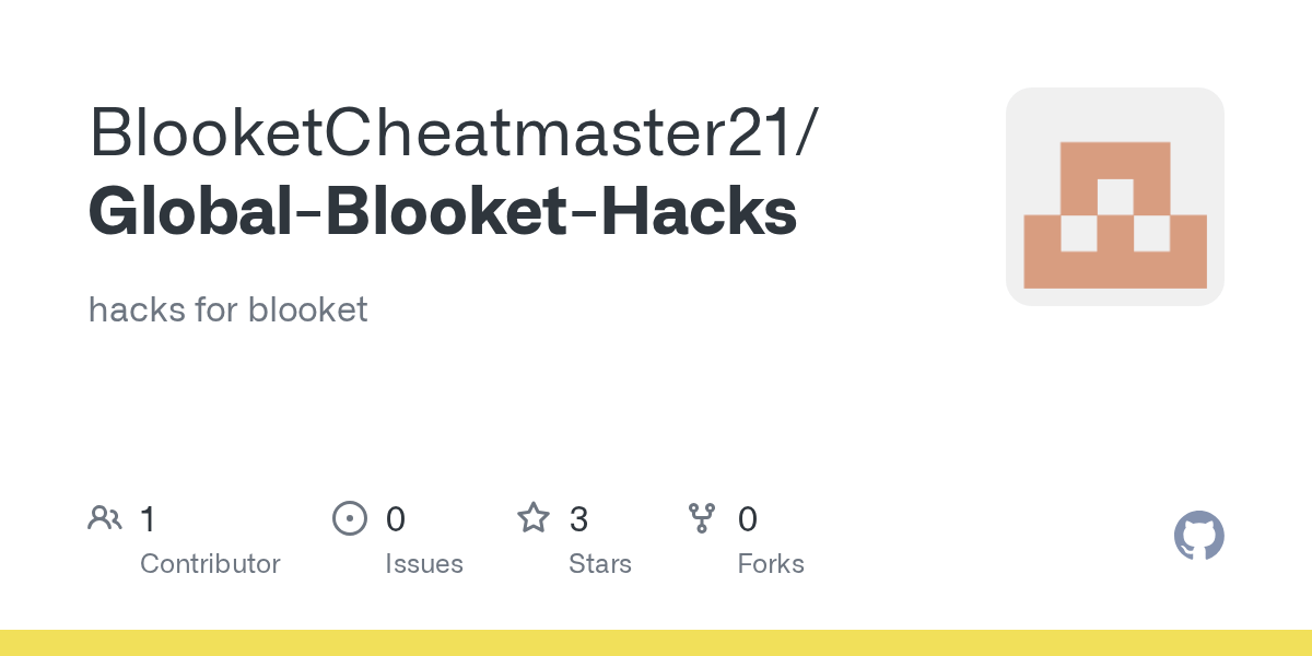 GitHub BlooketCheatmaster21/GlobalBlooketHacks hacks for blooket