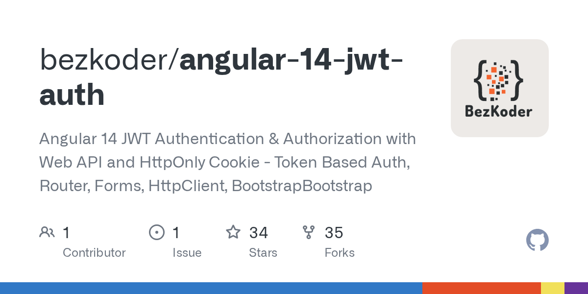 GitHub bezkoder/angular14jwtauth Angular 14 JWT Authentication