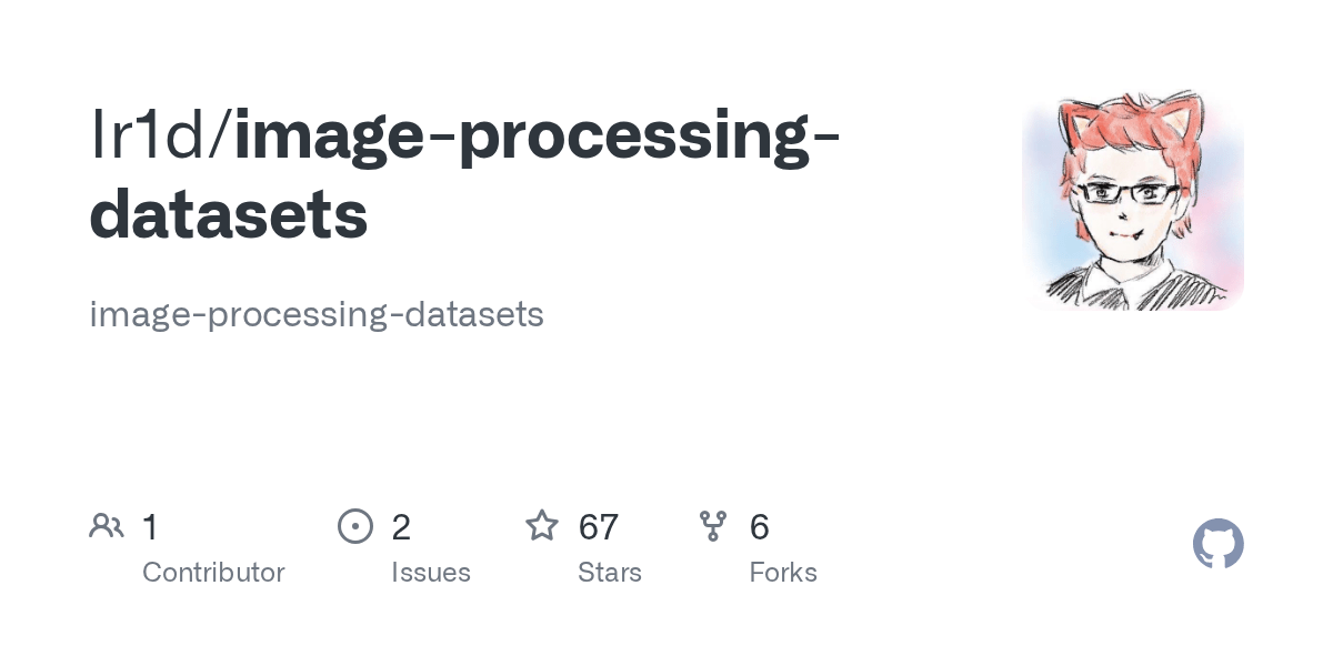 GitHub Ir1d/imageprocessingdatasets imageprocessingdatasets