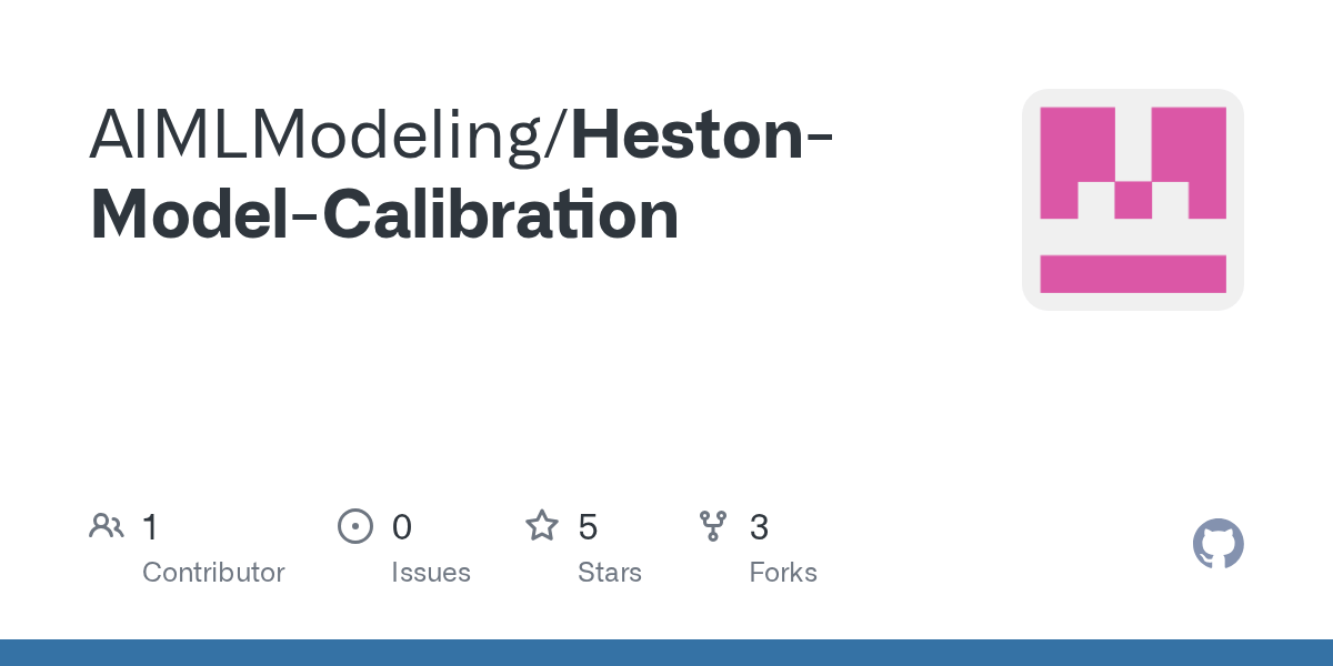 GitHub AIMLModeling/HestonModelCalibration