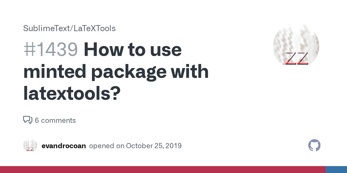How to use minted package with latextools? · Issue 1439 · SublimeText