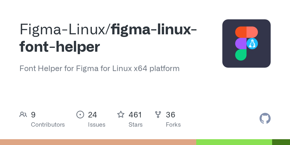 GitHub FigmaLinux/figmalinuxfonthelper Font Helper