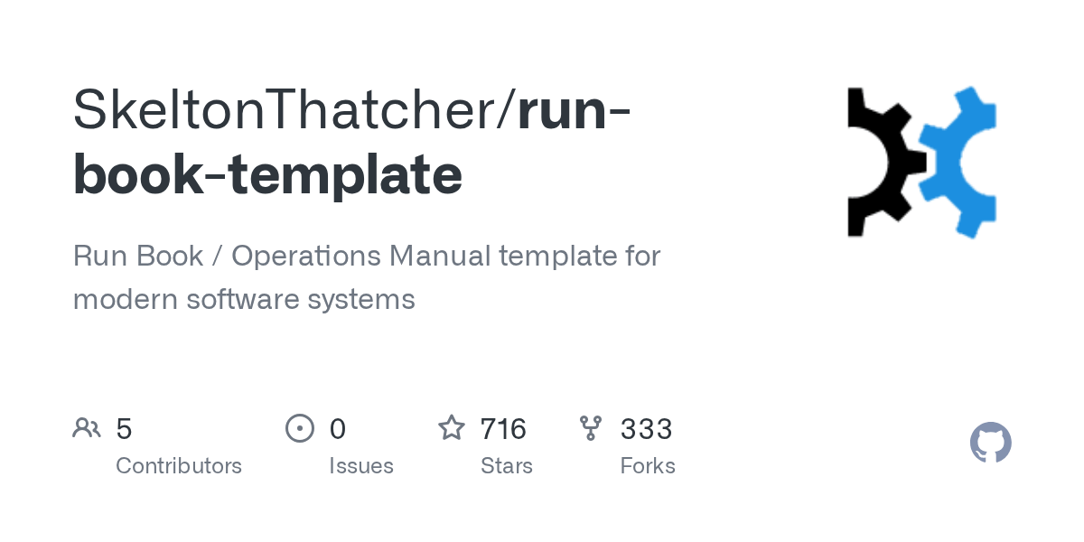 runbooktemplate/README.md at master · SkeltonThatcher/runbook