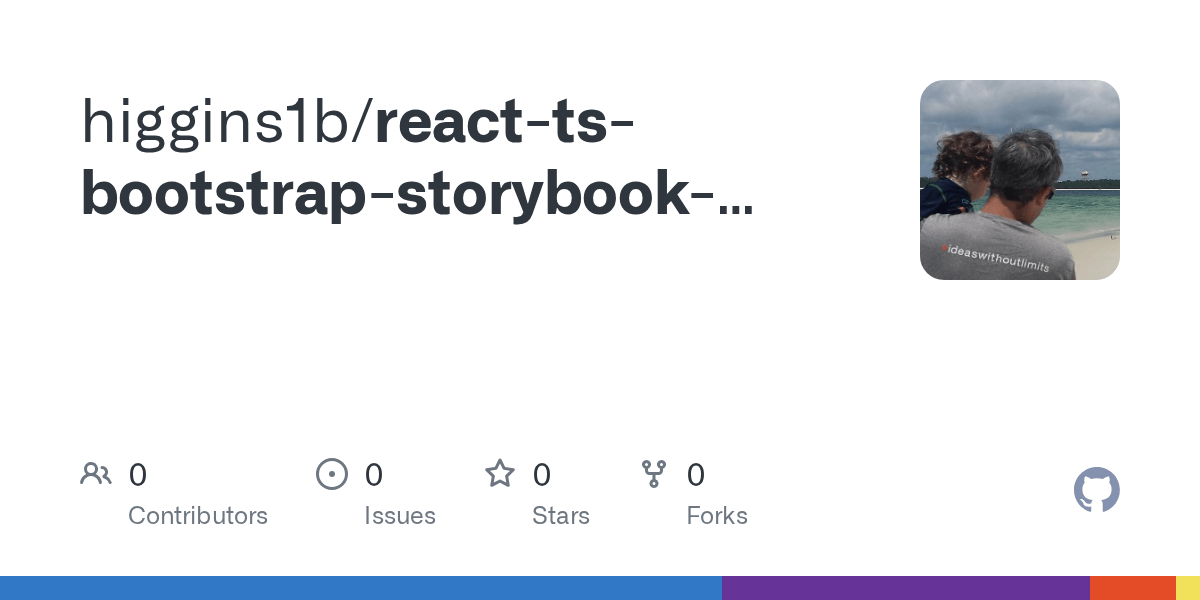 GitHub higgins1b/reacttsbootstrapstorybooktemplate