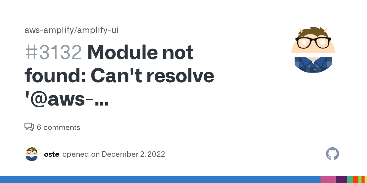 Module not found Can't resolve 'awsamplify/notifications' · Issue