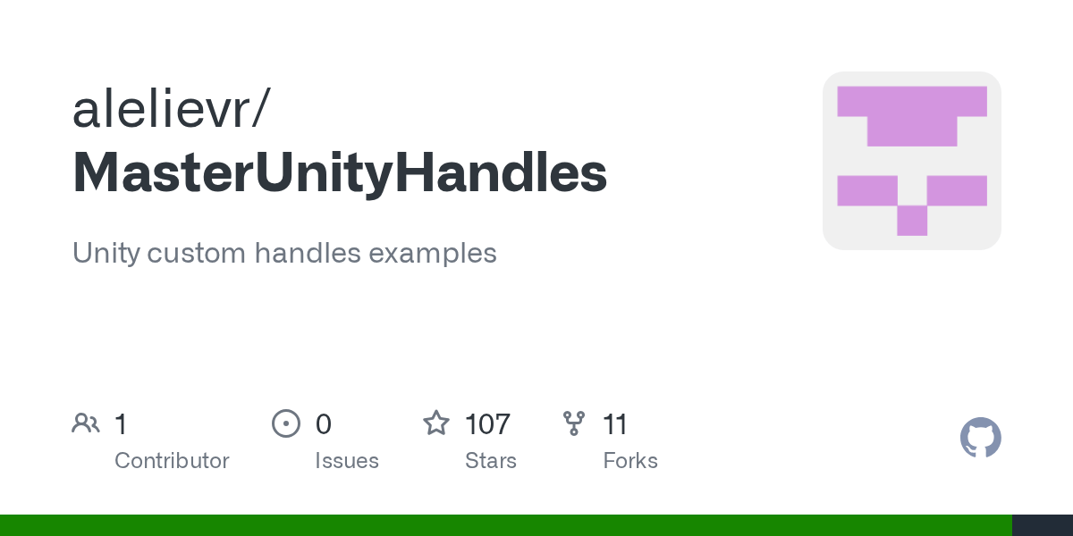 GitHub alelievr/MasterUnityHandles Unity custom handles examples