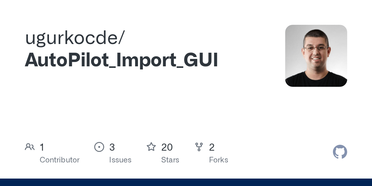 GitHub ugurkocde/AutoPilot_Import_GUI