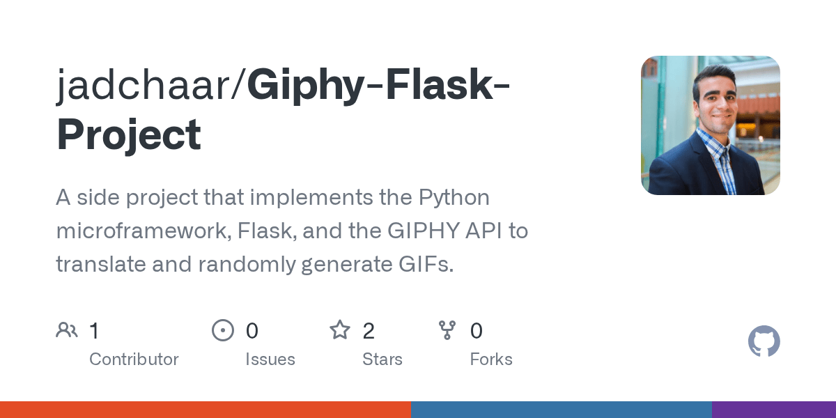 GitHub jadchaar/GiphyFlaskProject A side project that implements