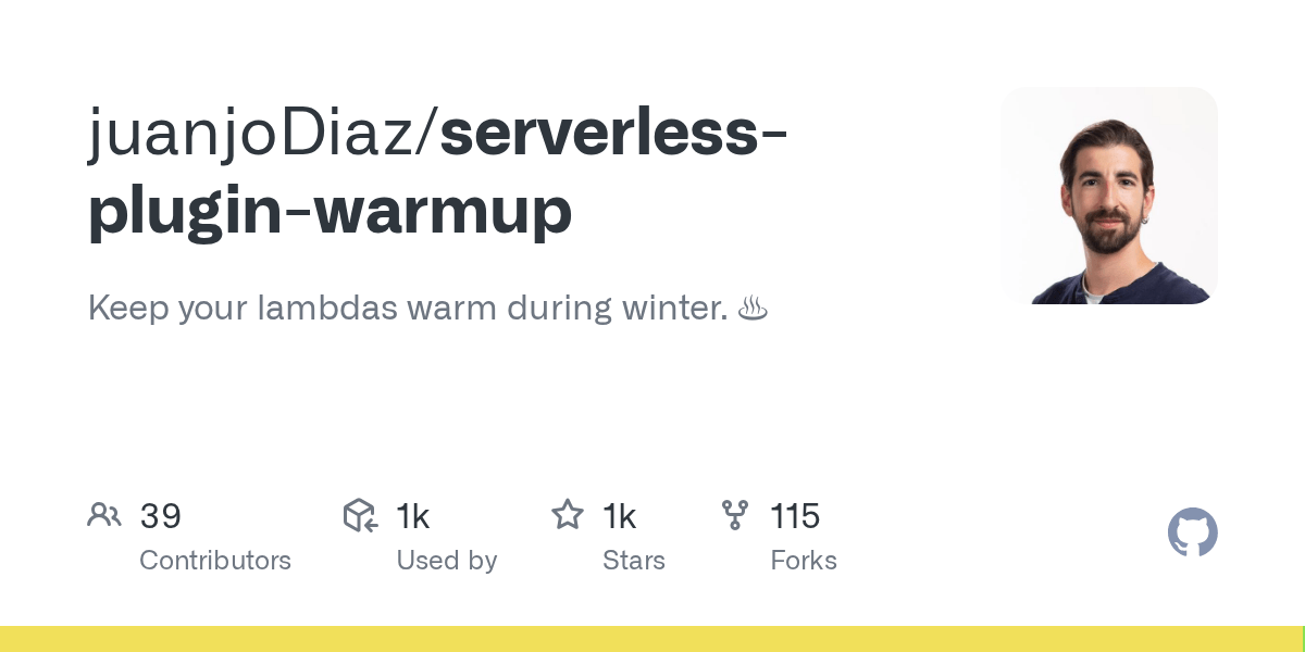 GitHub juanjoDiaz/serverlesspluginwarmup Keep your lambdas warm