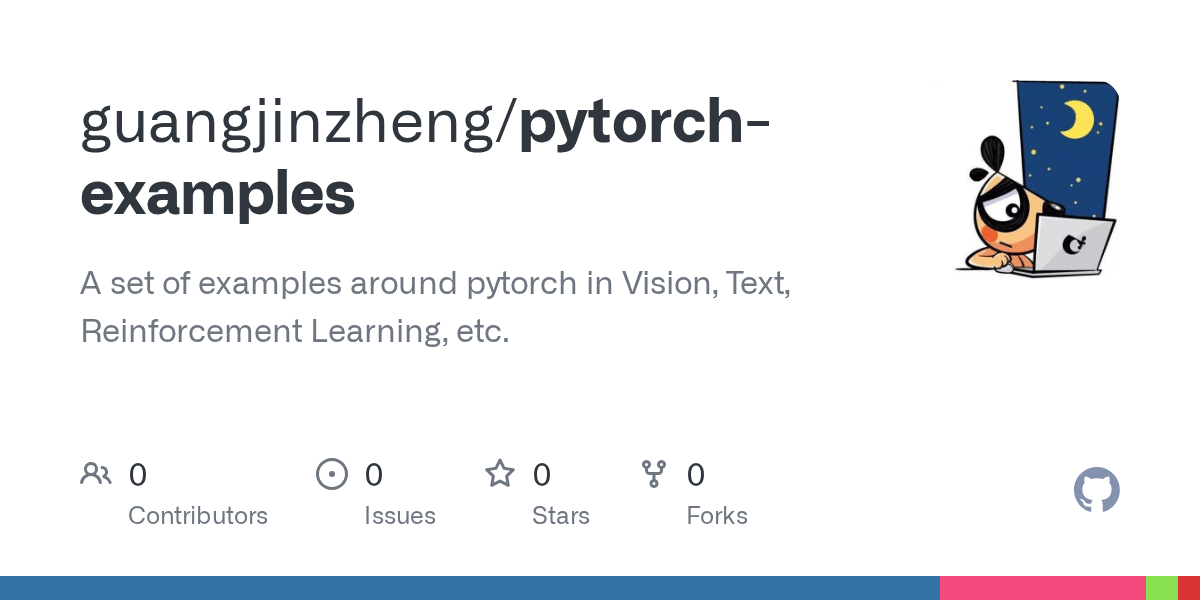 GitHub guangjinzheng/pytorchexamples A set of examples around