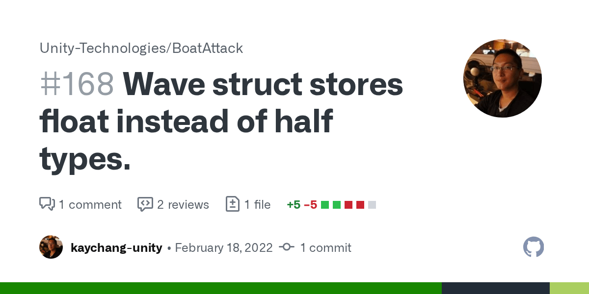 Wave struct stores float instead of half types. by kaychangunity