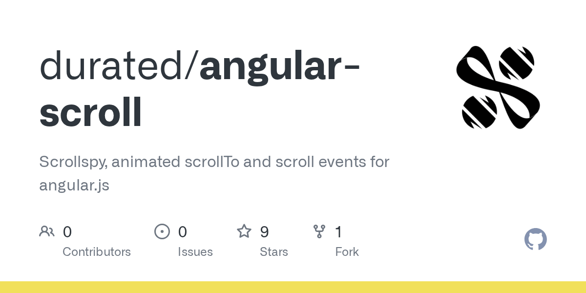 GitHub durated/angularscroll Scrollspy, animated scrollTo and