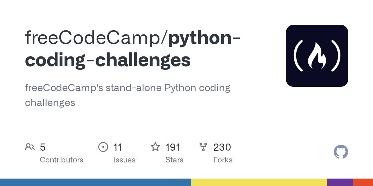 pythoncodingchallenges/lesson.md at master · freeCodeCamp/python