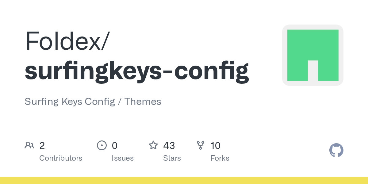 GitHub Foldex/surfingkeysconfig Surfing Keys Config / Themes