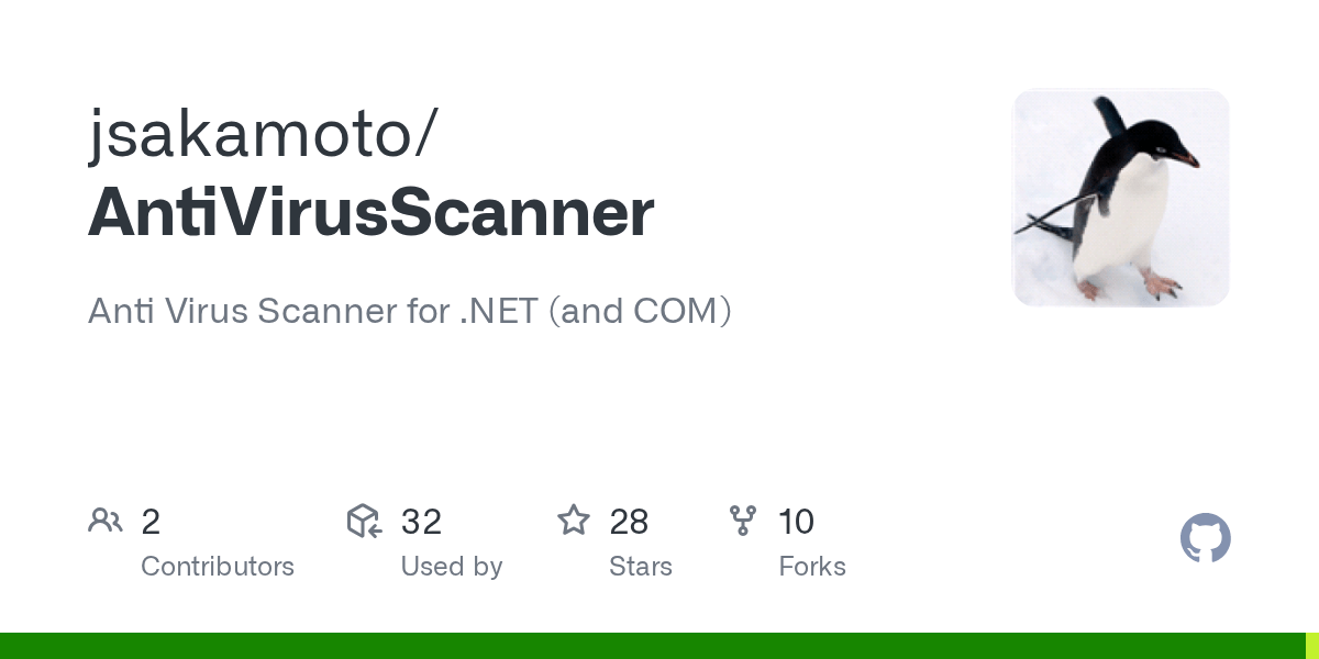 GitHub jsakamoto/AntiVirusScanner Anti Virus Scanner for (and COM)
