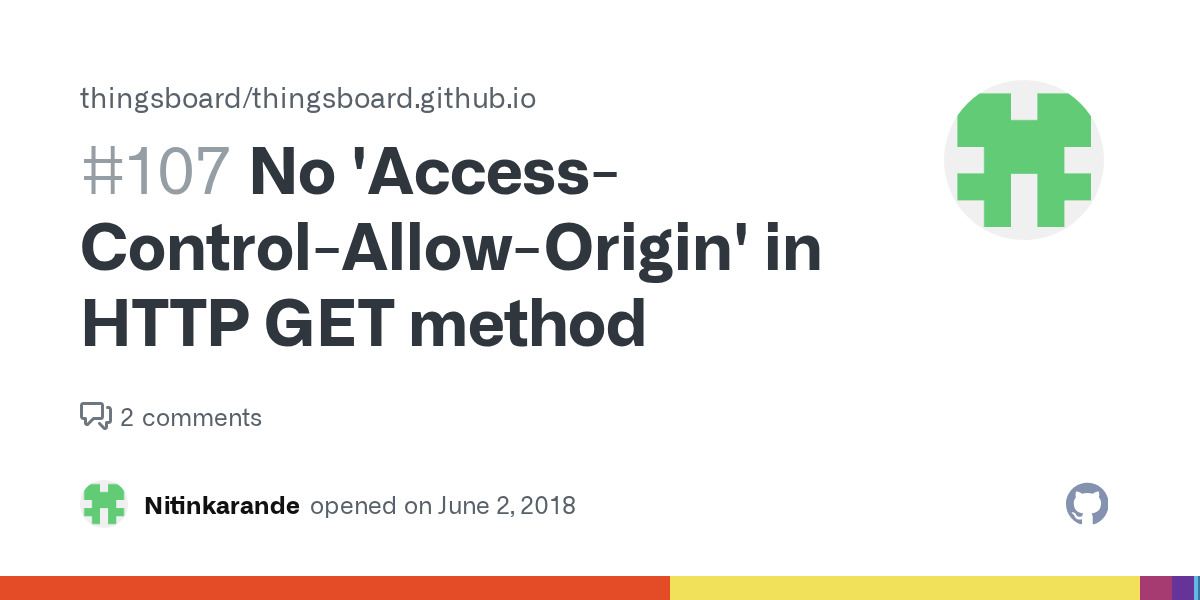 No 'AccessControlAllowOrigin' in HTTP GET method · Issue 107 · thingsboard/thingsboard