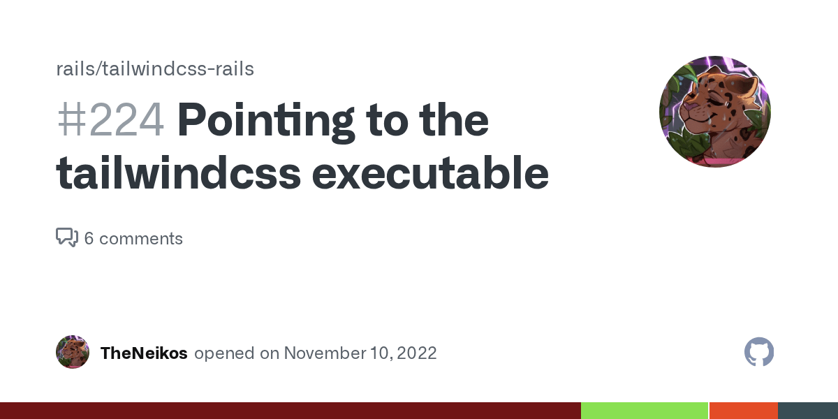 Pointing to the tailwindcss executable · Issue 224 · rails/tailwindcss