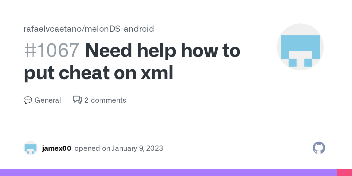 Need help how to put cheat on xml · rafaelvcaetano melonDSandroid