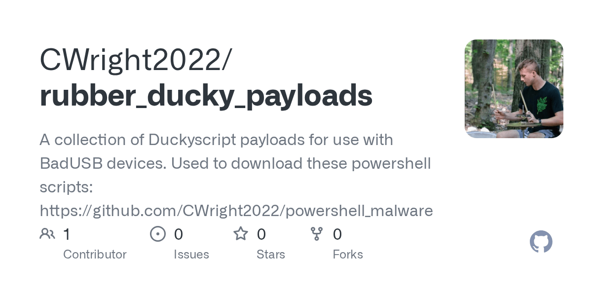 GitHub CWright2022/rubber_ducky_payloads A collection of Duckyscript