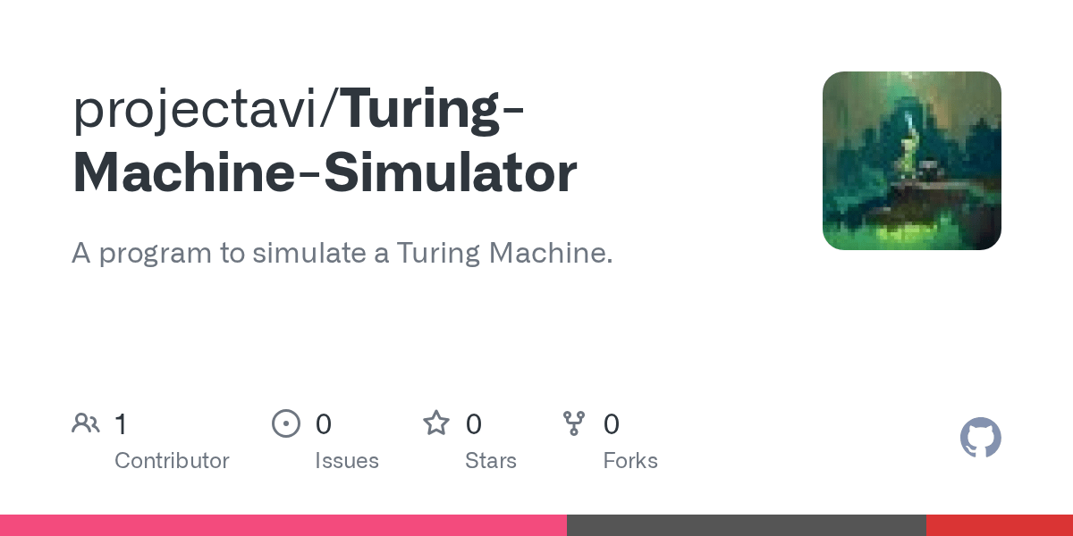 GitHub - projectavi/Turing-Machine-Simulator: A program to simulate a