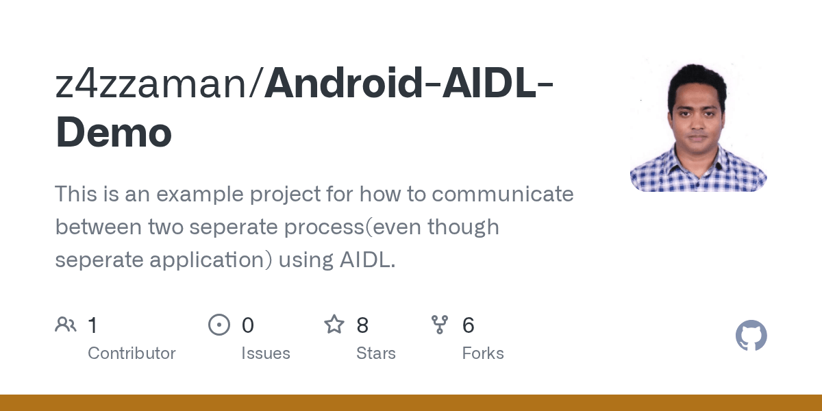 GitHub z4zzaman/AndroidAIDLDemo This is an example project for how