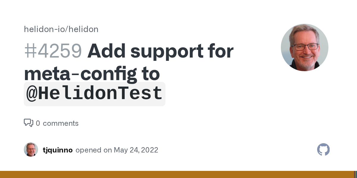 Add support for metaconfig to `HelidonTest` · Issue 4259 · helidon