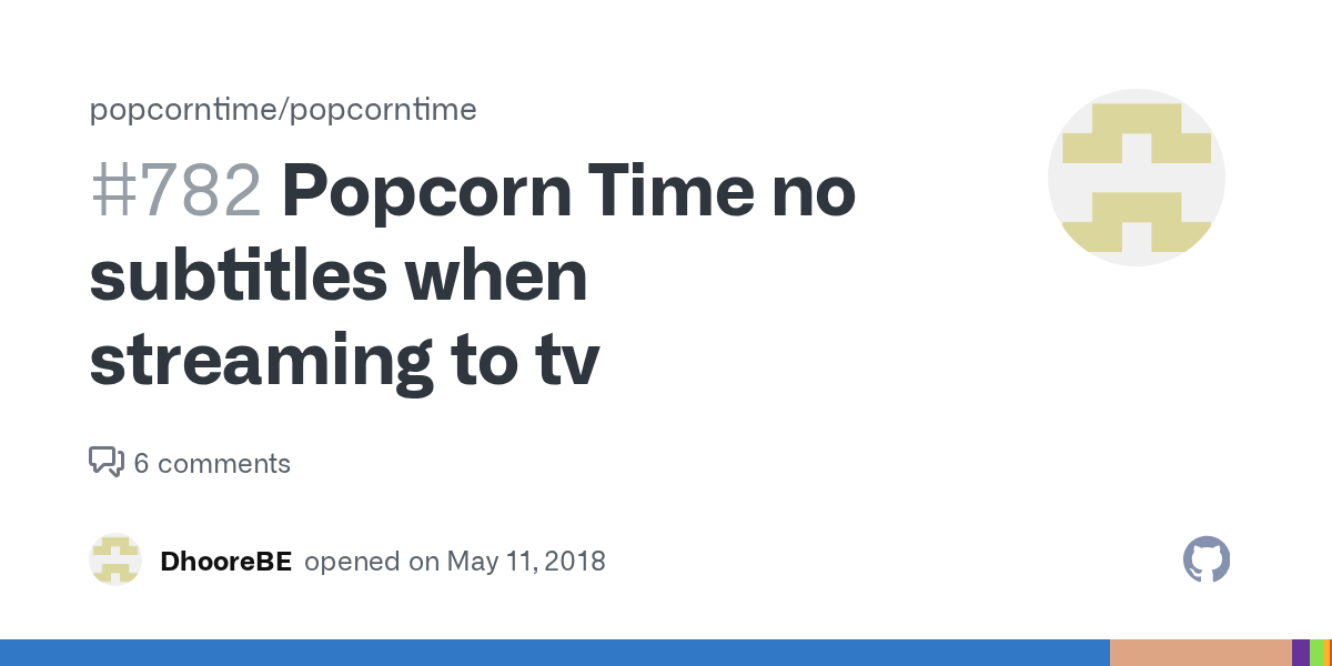 Popcorn Time no subtitles when streaming to tv · Issue 782 · popcorn